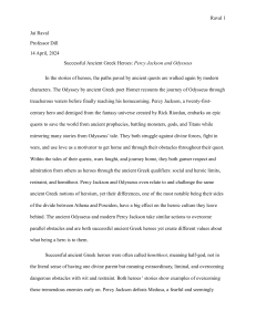 Percy Jackson & Odysseus: Modern & Ancient Greek Heroes Compared