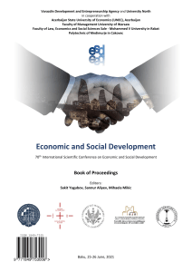 Economic and Social Development: 70th International Conference Proceedings