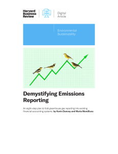 Demystifying Emissions Reporting: 8-Step Plan for GHG Accounting