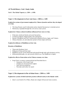AP World History Unit 1-4 Study Guide: Global Tapestry to Interconnections