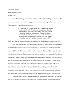 The Odyssey: Futility of Greek Gods vs. Fate in Athena's Speech