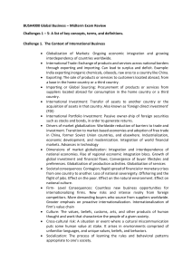 BUSA4000 Global Business Midterm Exam Review: Key Concepts