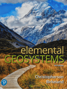 Elemental Geosystems: Physical Geography, Climate, and Earth Systems