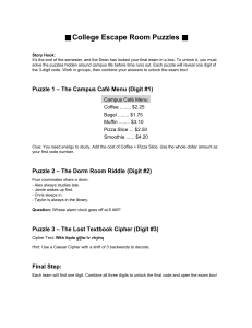 College Escape Room Puzzles | Final Exam Code Challenge