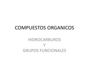 Compuestos Org&aacute;nicos: Hidrocarburos y Grupos Funcionales