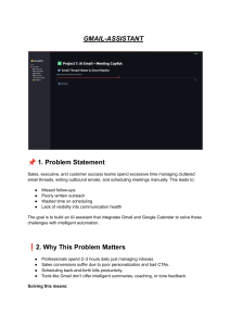 AI Gmail & Calendar Assistant: Boost Productivity with Smart Automation