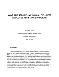 Physical Wellness Employee Assistance Program Proposal: Move and Reduce