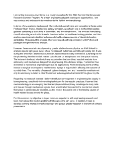 Research Position Cover Letter: Mechanobiology & Engineering