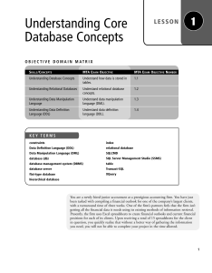 Core Database Concepts: Types, DDL, DML, and Data Storage Explained