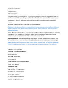 The Nightingale and the Rose: Literary Devices & Study Guide