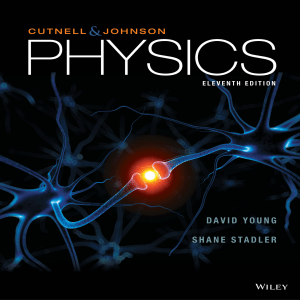 Cutnell & Johnson Physics, 11th Edition