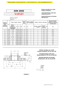 DIN Flange Dimensions: Technical Data Sheet