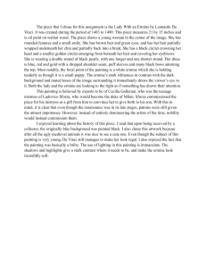 Lady With an Ermine Analysis: Da Vinci's Masterpiece