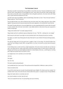 The Clockmaker's Secret: A Time Travel Short Story