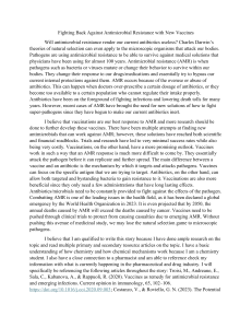 Fighting Antimicrobial Resistance with Vaccines