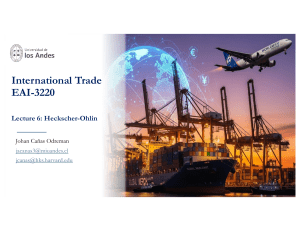 Heckscher-Ohlin Model: International Trade & Factor Endowments