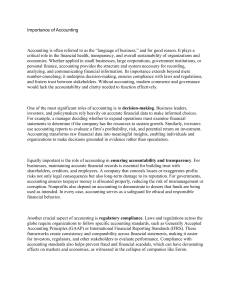 Importance of Accounting: Financial Health & Transparency