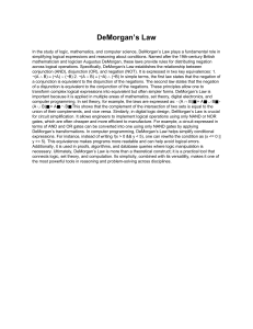 DeMorgan's Law Explained: Logic, Sets, and Programming