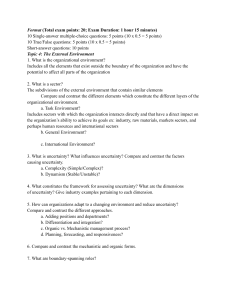 Organizational Management Exam Study Guide