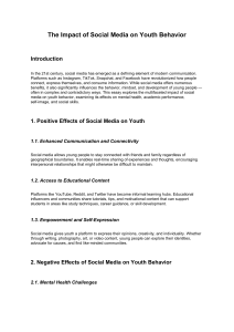 Social Media Impact on Youth: Benefits & Risks
