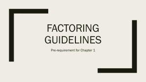 Pre-requisite Factorizing c9352f2e2ed42f98351e18fa28432346