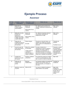 Ejemplo Proceso Ascensor - Gu&iacute;a T&eacute;cnica