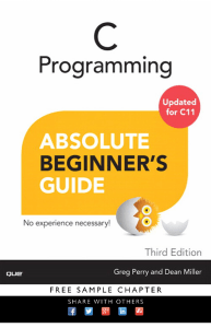 C Programming Absolute Beginner's Guide PDF