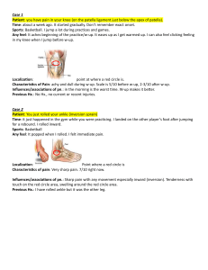 Sports Injury Case Studies: Knee, Ankle, Shoulder, Back Pain