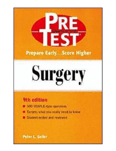 Surgery PreTest: Self-Assessment & Review, 9th Edition