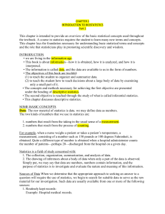 Introduction to Biostatistics: Basic Concepts & Data Analysis