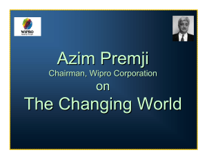 Azim Premji on The Changing World: Lessons for Success & Adaptability