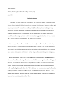 The Fragile Moment: A Personal Narrative for Writing Effectively