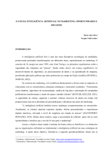 O Uso da Intelig&ecirc;ncia Artificial no Marketing: Oportunidades e Desafios