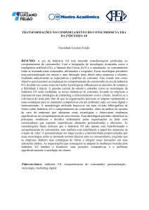 Transforma&ccedil;&otilde;es no Comportamento do Consumidor na Era da Ind&uacute;stria 4.0