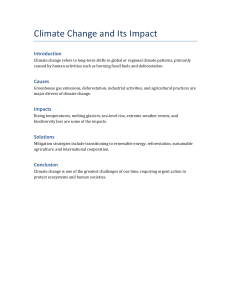 Climate Change: Causes, Impacts, Solutions & Urgent Action