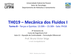 TH019 12 Equa&ccedil;&atilde;o da Continuidade-Formula&ccedil;&atilde;o Diferencial 4015d511ec50d49cb3170f0a290b2c0d