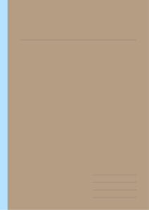 Notebook Cover Template