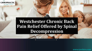 Spinal Decompression for Back Pain Relief in Westchester