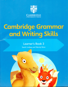Cambridge Grammar and Writing Skills Learner's Book 3 | English