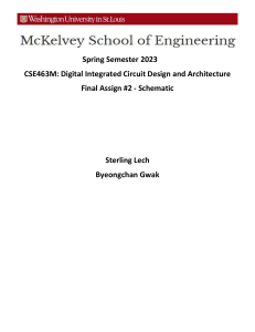 Simplified DES Schematic Design - CSE463M Final Assignment