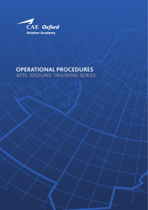 ATPL Operational Procedures Textbook | CAE Oxford Aviation Academy Training