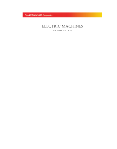 Electric Machines 4th Edition Textbook