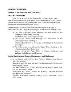 Benguet & Ifugao Heritage: Culture, Society, and Land Management