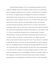 Mount Pinatubo Eruption 1991: Impact, Evacuation, and Preparedness