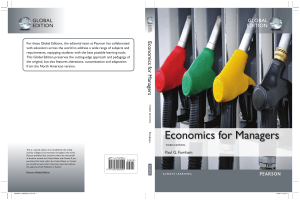 Economics for Managers, Third Edition - Paul G. Farnham | Global Edition