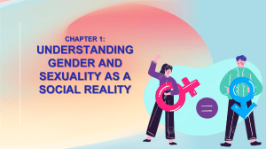 Understanding Gender & Sexuality: Social Reality & Studies | Chapter 1
