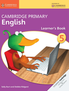 Cambridge Primary English Learner's Book 5