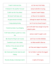 Conjunctions Worksheet: Sentence Combining Practice