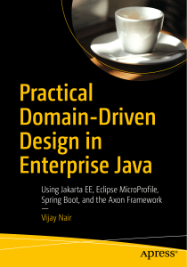 Practical Domain-Driven Design in Enterprise Java with Jakarta EE & Spring Boot
