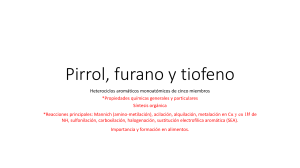 10. Pirrol, furano y tiofeno
